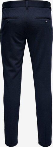 Coupe slim Pantalon chino 'Mark' Only & Sons en bleu