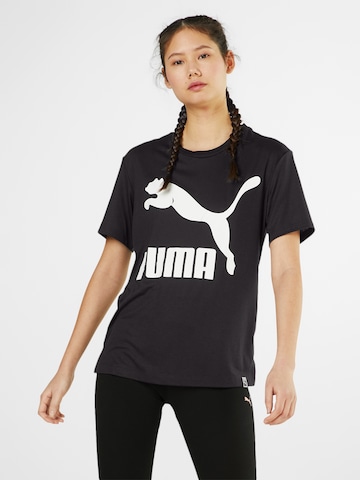 T-shirt PUMA en noir : devant