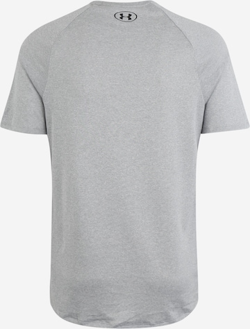 UNDER ARMOUR Rovný strih Funkčné tričko 'Tech 2.0' - Sivá