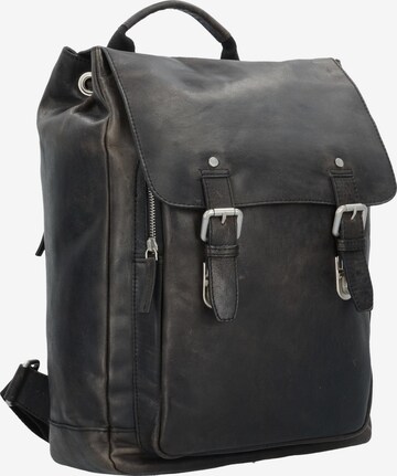 LEONHARD HEYDEN Rucksack 'Glasgow' 38 cm in Grau