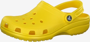 Clogs 'Classic' di Crocs in giallo: frontale