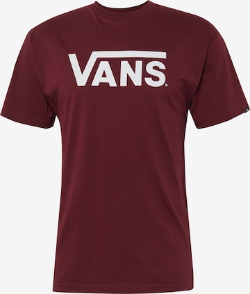 VANS Shirt 'Classic' in Rood: voorkant