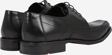 Pantofi cu șireturi de la LLOYD pe negru: spate