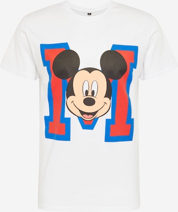 Mister Tee Regular Fit T-Shirt 'Mickey Mouse' in Weiß: predná strana