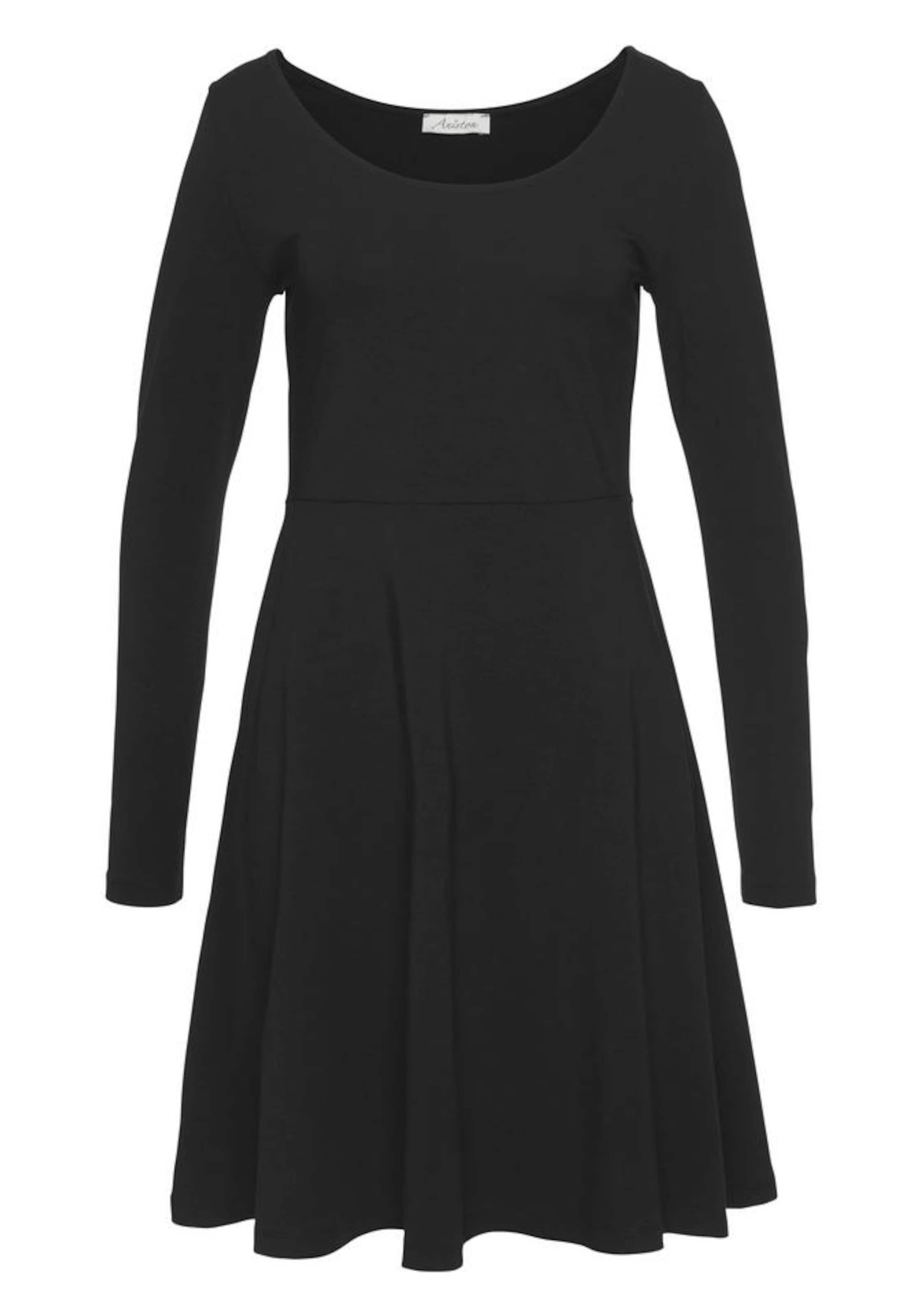 Aniston CASUAL Kleid in Schwarz: Vorderseite