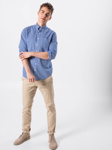 GANT Regular Fit Hemd in Blau