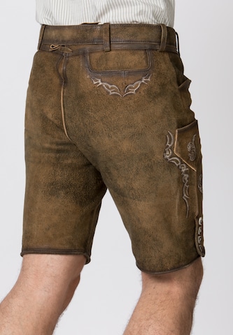 STOCKERPOINT - regular Pantalón tradicional 'Hans' en marrón