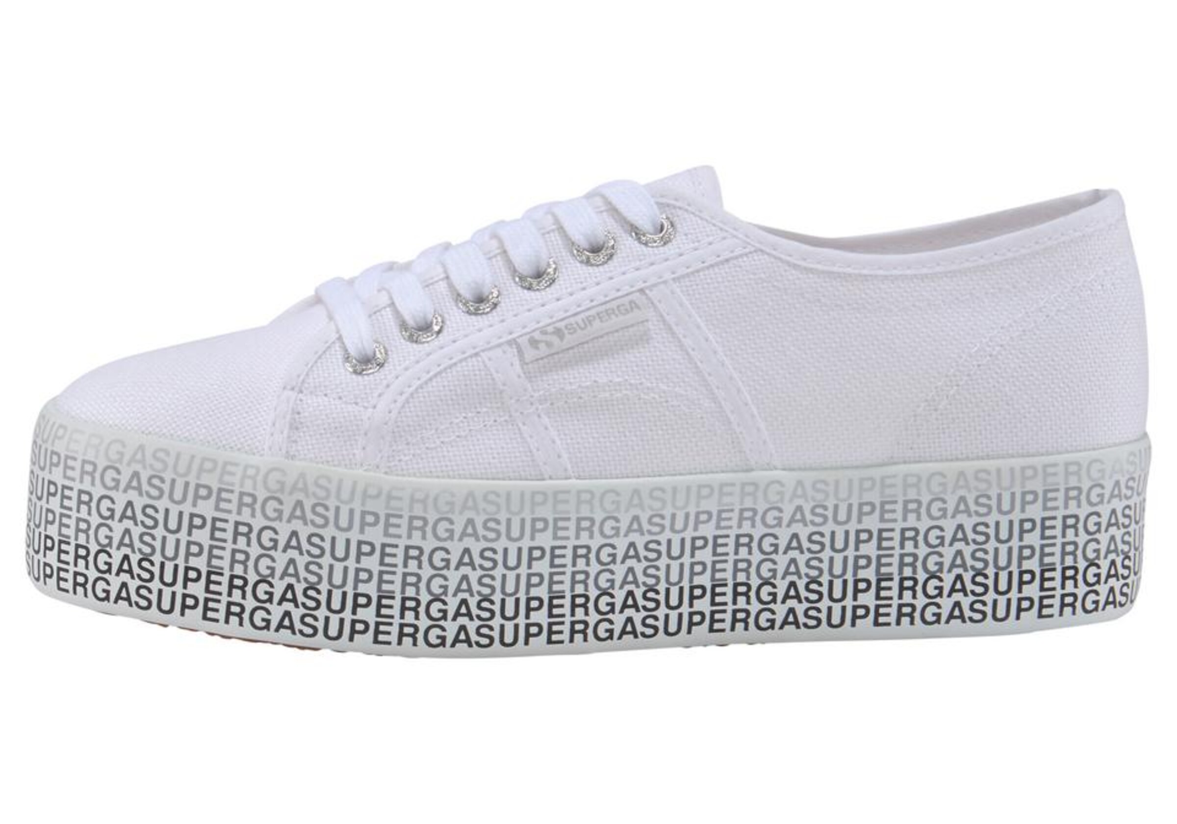 SUPERGA Sneakers laag in Wit: voorkant