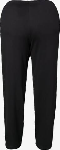 Regular Pantalon Ulla Popken en noir : derrière