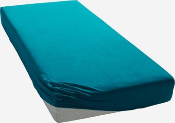 MY HOME Bed Sheet in Blue: front