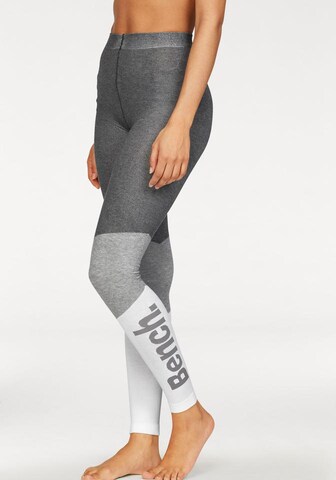 BENCH Skinny Strickleggings in Grau