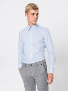 OLYMP Camicia in azzurro / bianco
