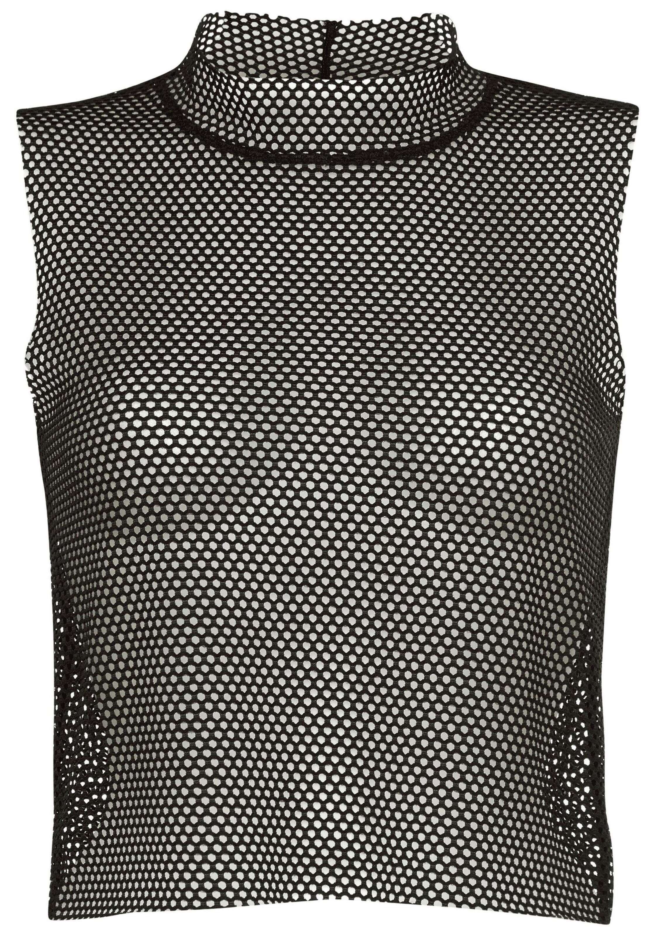 PETITE FLEUR GOLD - Netzshirt in schwarz