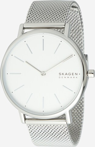 SKAGEN Analoog horloge 'SIGNATUR' in Zilver: voorkant