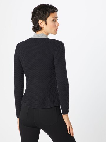 Cardigan ESPRIT en noir : derrière