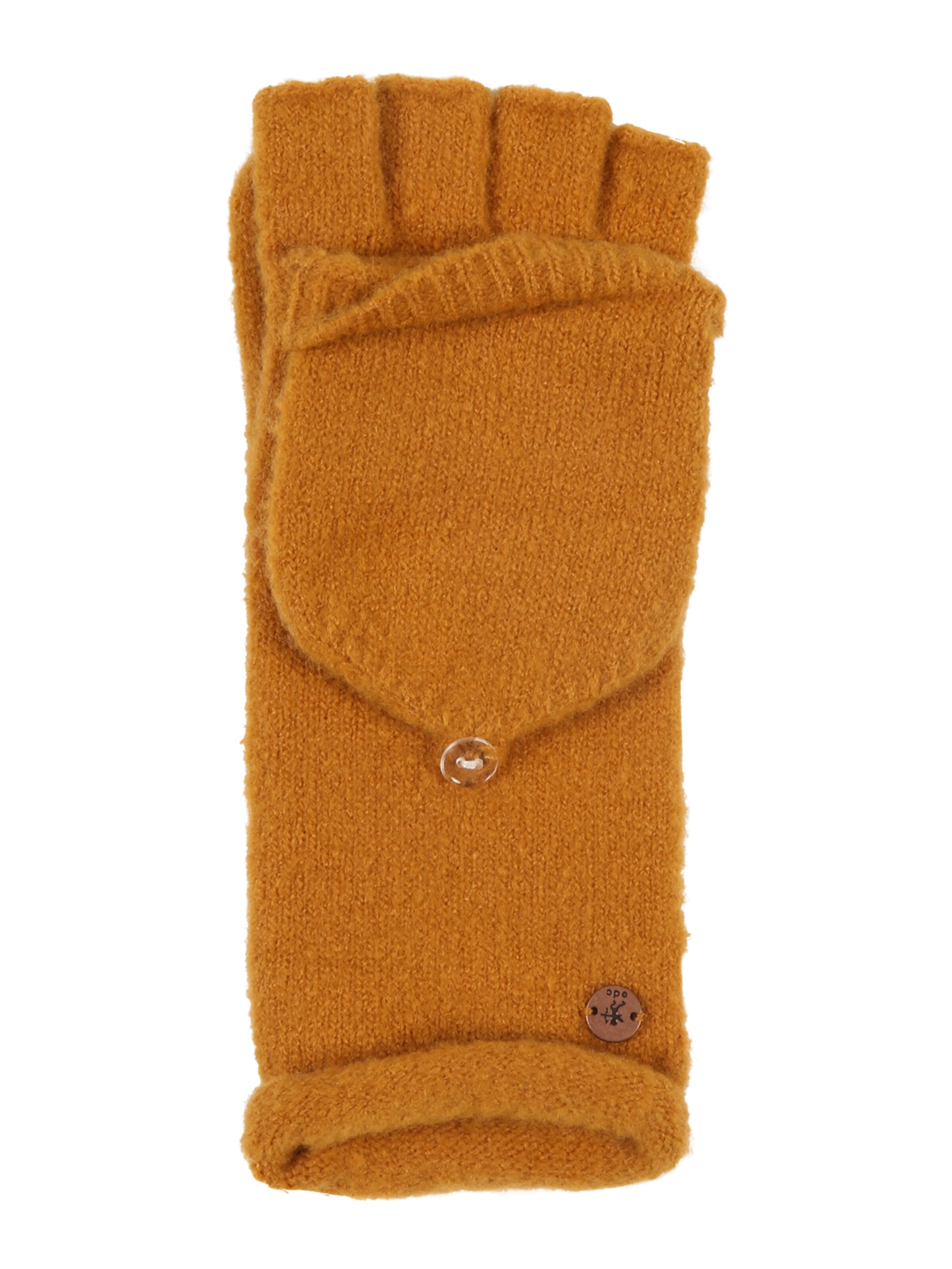 ESPRIT - Handschoenen met korte vingers 'F_KnitFingerlGl' in de kleur Mosterd