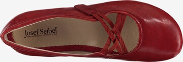 JOSEF SEIBEL Ballet Flats with Strap 'Fiona 39' in Red