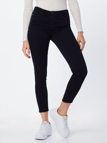 AG Jeans Skinny Fit Дънки 'Legging Ankle' в черно: отпред