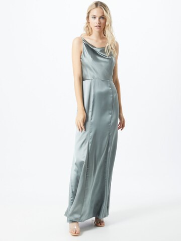 Chi Chi London Evening Dress 'Julianna' in Silver: front