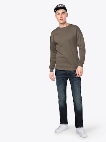 Urban Classics Sweatshirt 'Crewneck' in Groen