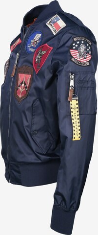 TOP GUN Bomberjacke ' Beast ' in Blau