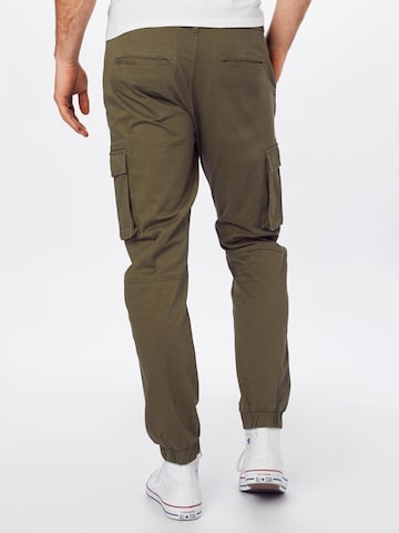 Effilé Pantalon cargo 'Cam Stage' Only & Sons en vert