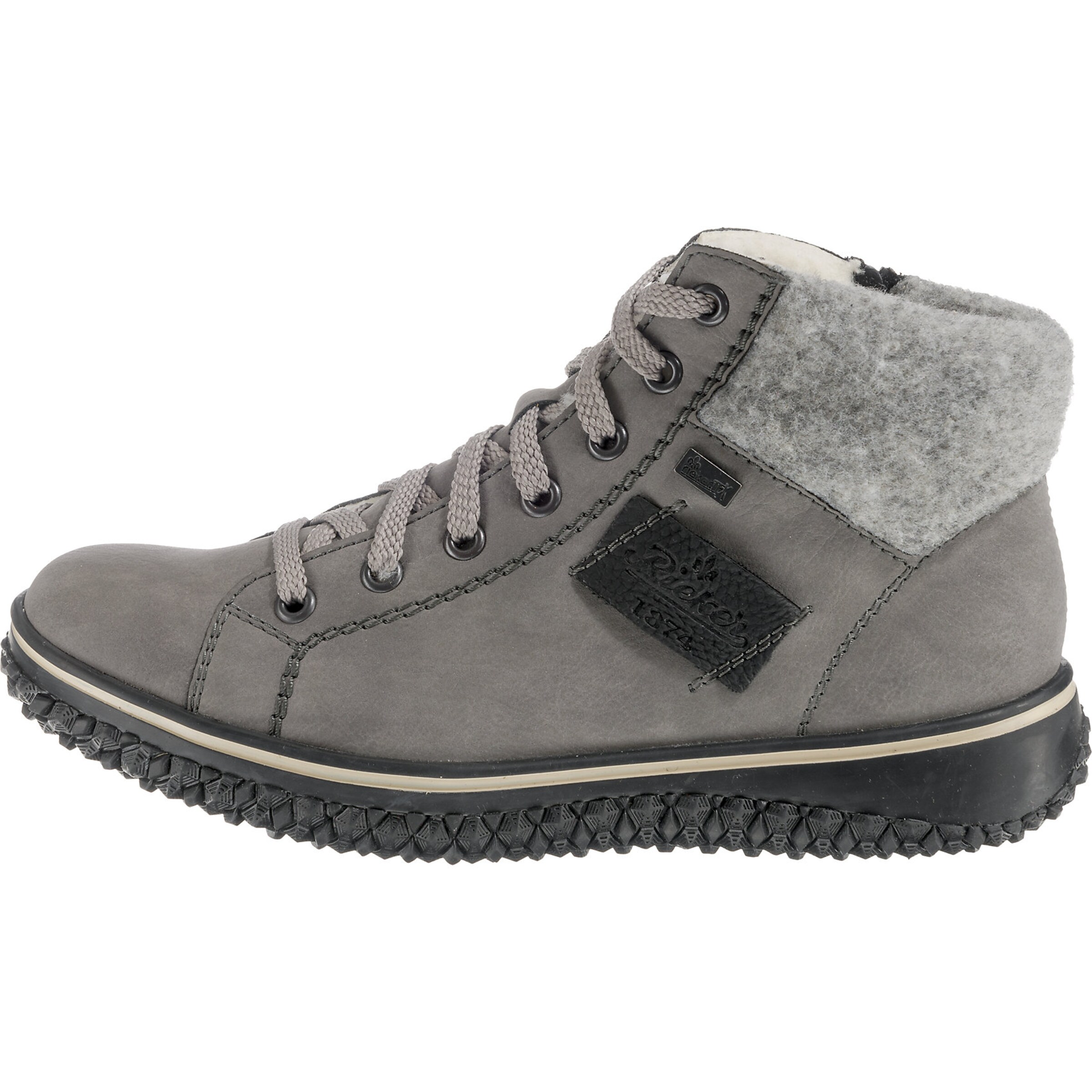 Bottines à lacets Rieker en gris