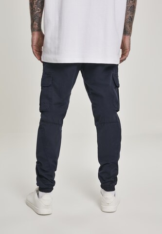 Urban Classics - Tapered Calças cargo em azul