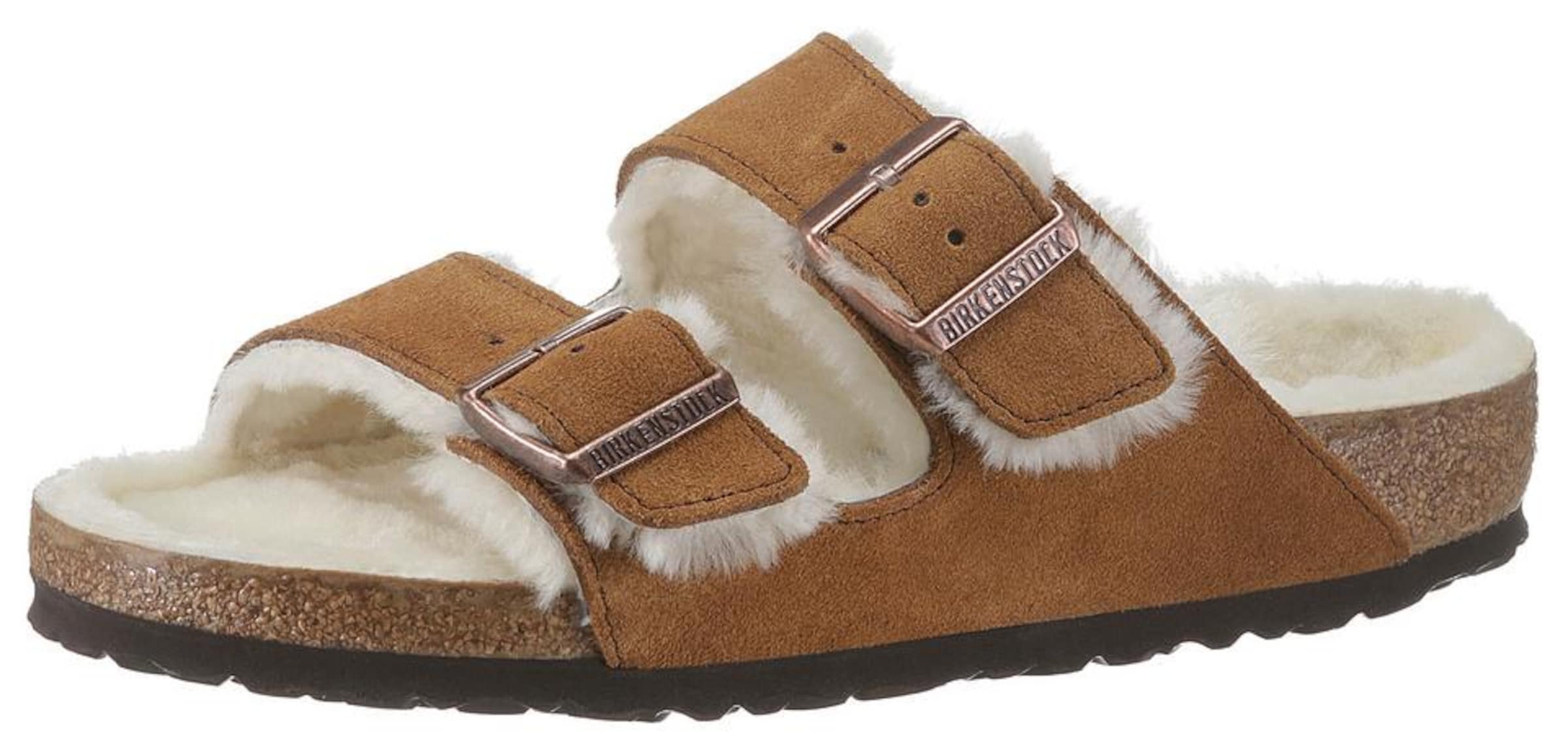 BIRKENSTOCK Papucs 'Arizona' - barna: elől