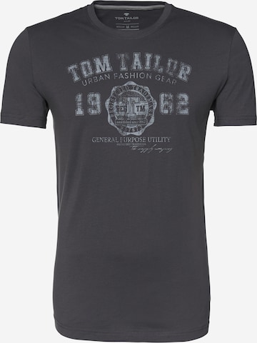 TOM TAILOR Shirt in Grijs: voorkant