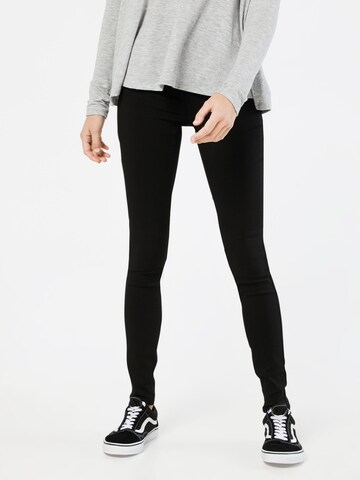 Skinny Jeggings PIECES en noir : devant