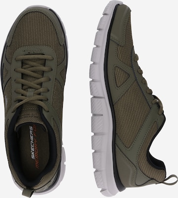 SKECHERS Sneaker low 'Track' i grøn: side