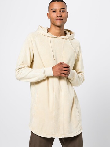 Sweat-shirt Urban Classics en beige : devant