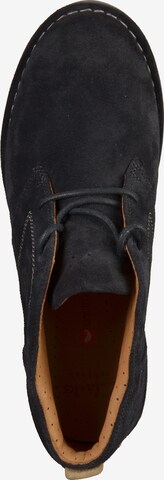 CLARKS Lace-Up Ankle Boots in Blue