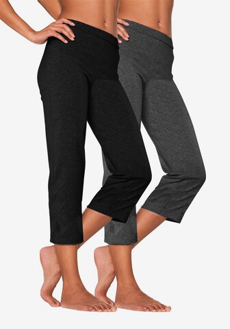 VIVANCE Slim fit Pajama pants in Grey: front