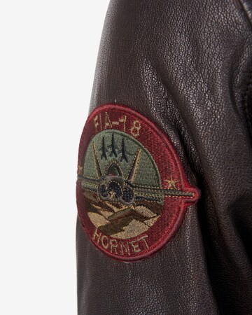 TOP GUN Between-Season Jacket 'Seabees' in Brown