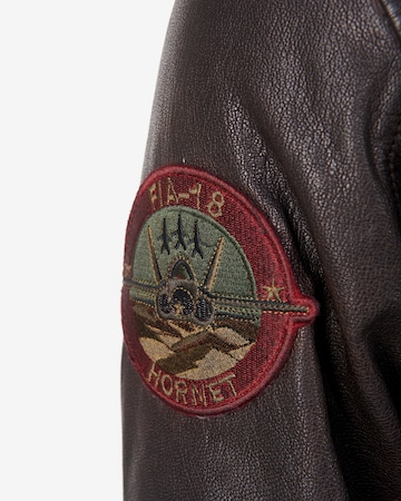 TOP GUN Between-Season Jacket 'Seabees' in Brown