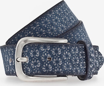 Ceinture b.belt Handmade in Germany en bleu : devant