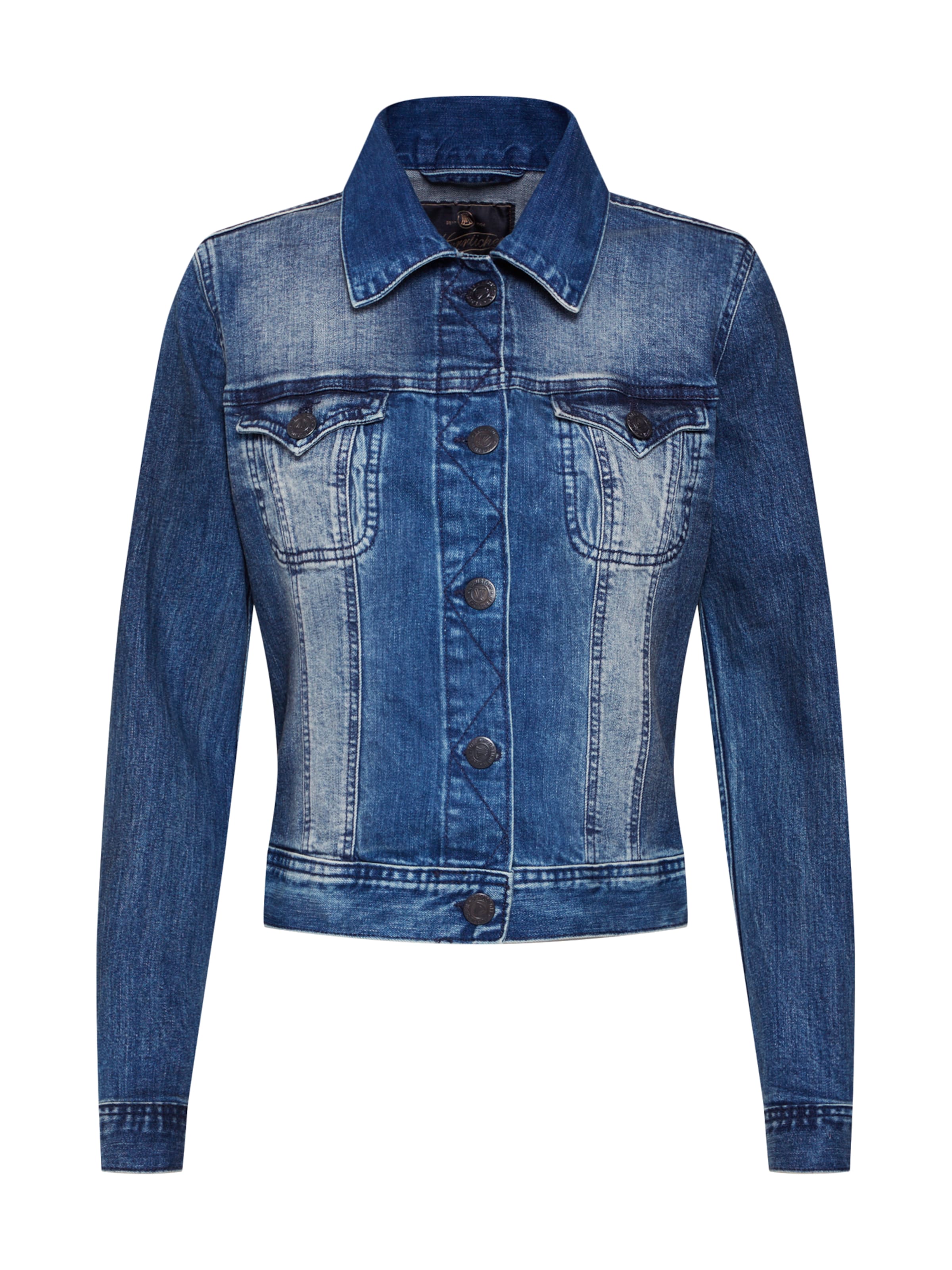 Herrlicher - Tussenjas 'Joplin' in de kleur Blauw denim