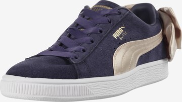 PUMA Sneakers 'Suede Bow Varsity' in Purple: front