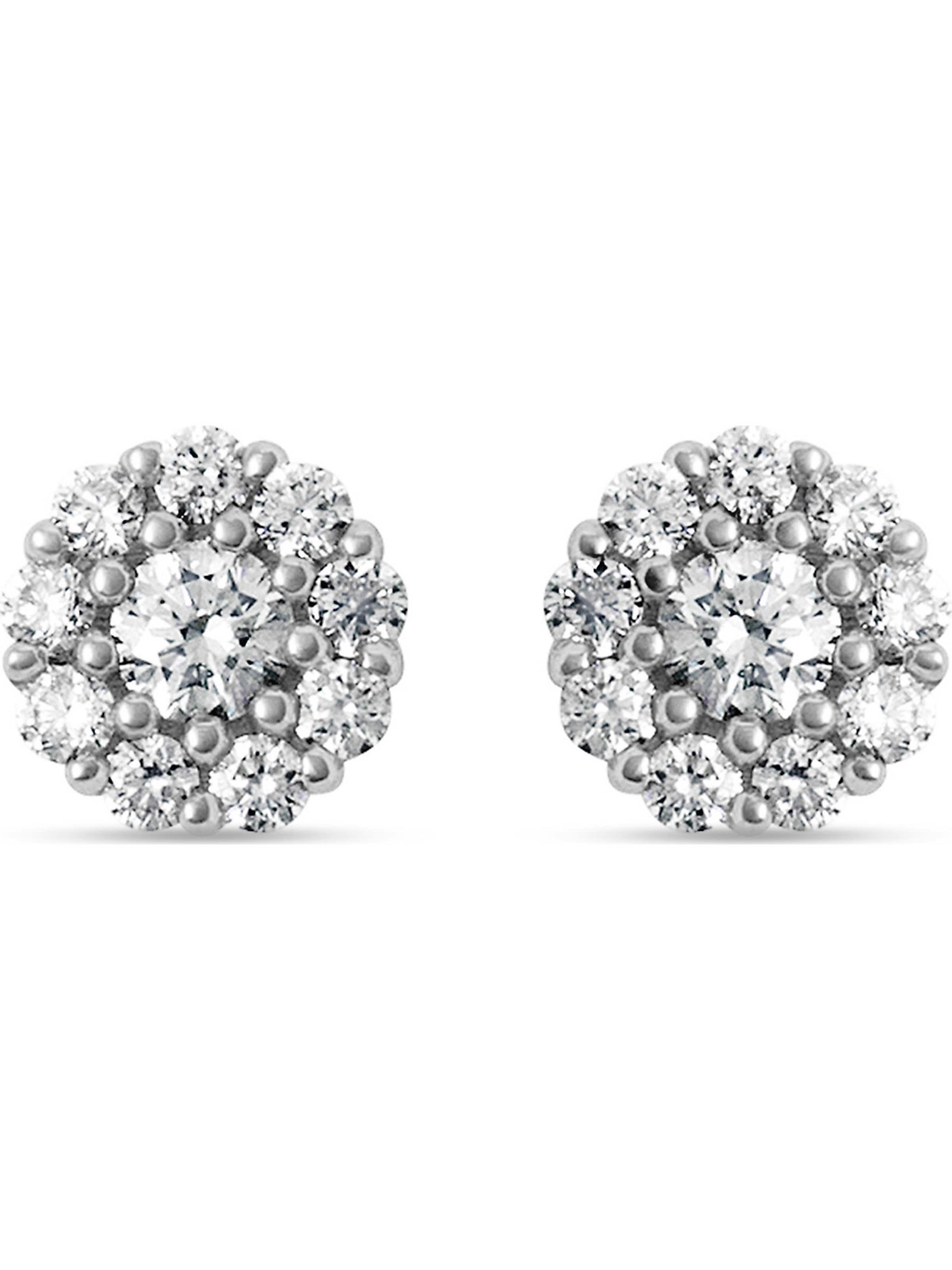 CHRIST Earrings in Silver: front