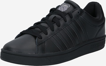 K-SWISS Platform trainers 'Court Winston' in Black: front