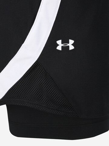 UNDER ARMOUR Regular Workout Pants 'Play Up' in Black