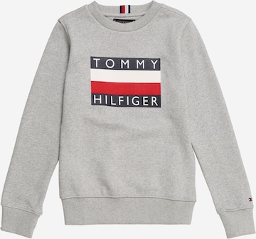 pelēks TOMMY HILFIGER Sportisks džemperis: no priekšpuses