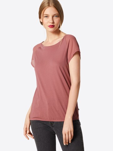 T-shirt QS en rose : devant