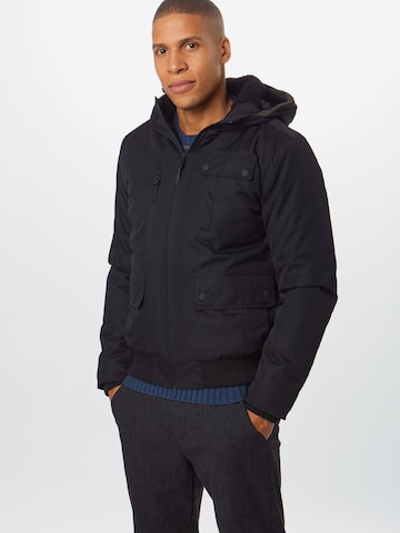 BRAVE SOUL Between-Season Jacket 'Tobyi' in Black: front