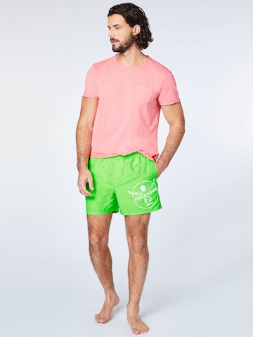 Regular Shorts de bain CHIEMSEE en vert