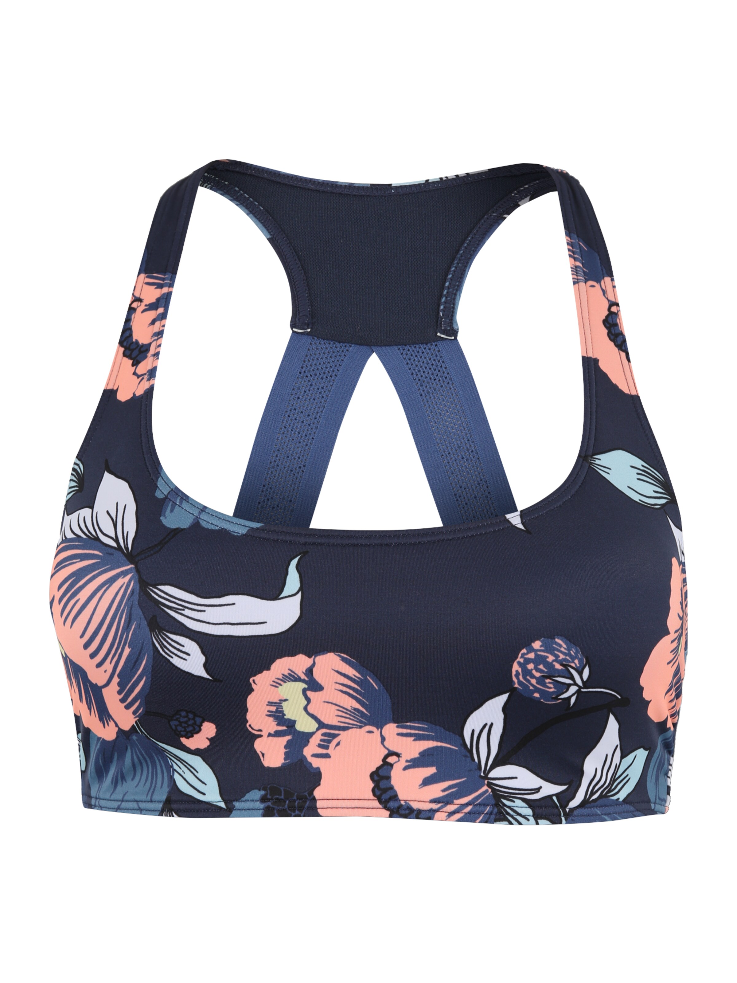 ROXY - Sportbikinitop 'FITNESS' in de kleur Donkerblauw