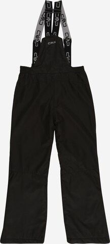 CMP - regular Pantalón deportivo 'Salopette' en negro: atrás