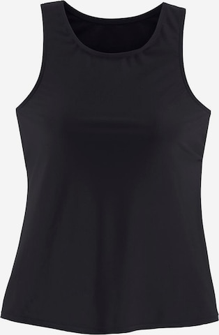 LASCANA Bralette Tankini Top in Black: front